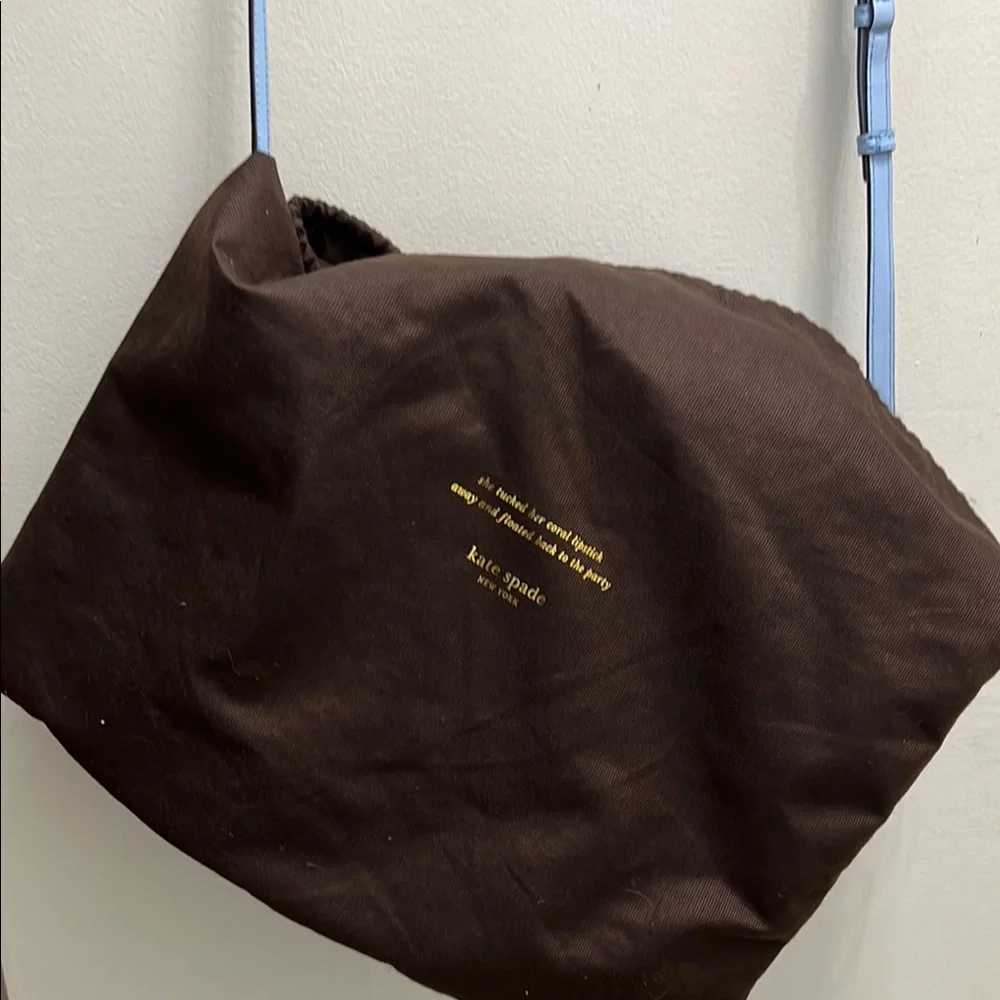Kate Spade Blue tote bag Structured with shoulder strap and dust bag - Picture 14 of 14